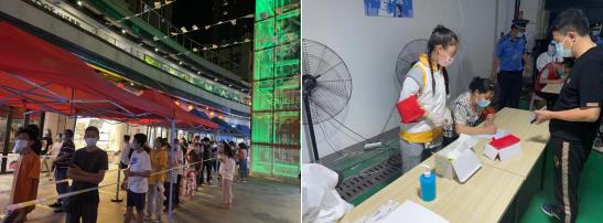 殷巷社區(qū)：助力檢測戰(zhàn)疫情 共青團(tuán)員當(dāng)為先